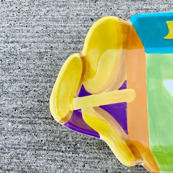 Pacific Enterprise Hanukkah Dreidel snack tray platter - Picture 5 of 11